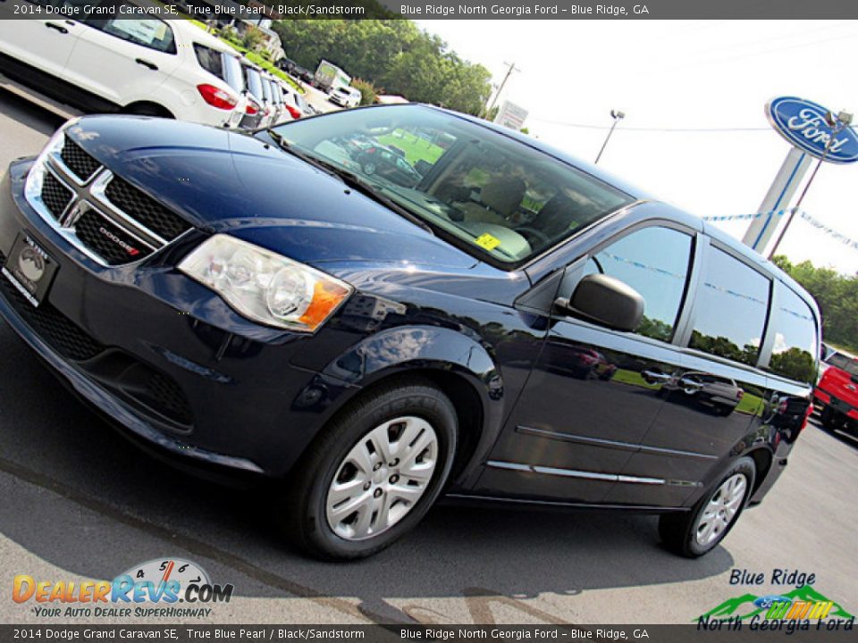 2014 Dodge Grand Caravan SE True Blue Pearl / Black/Sandstorm Photo #29