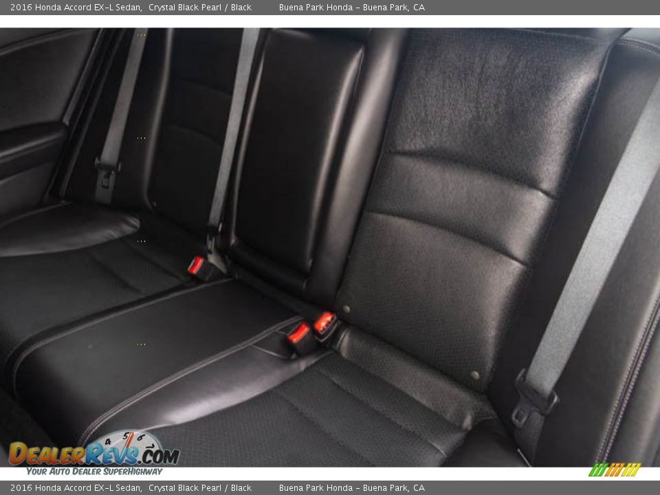 2016 Honda Accord EX-L Sedan Crystal Black Pearl / Black Photo #18