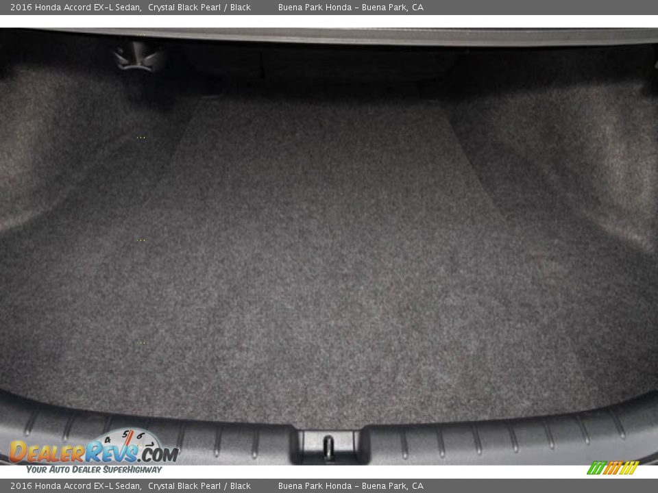 2016 Honda Accord EX-L Sedan Crystal Black Pearl / Black Photo #19