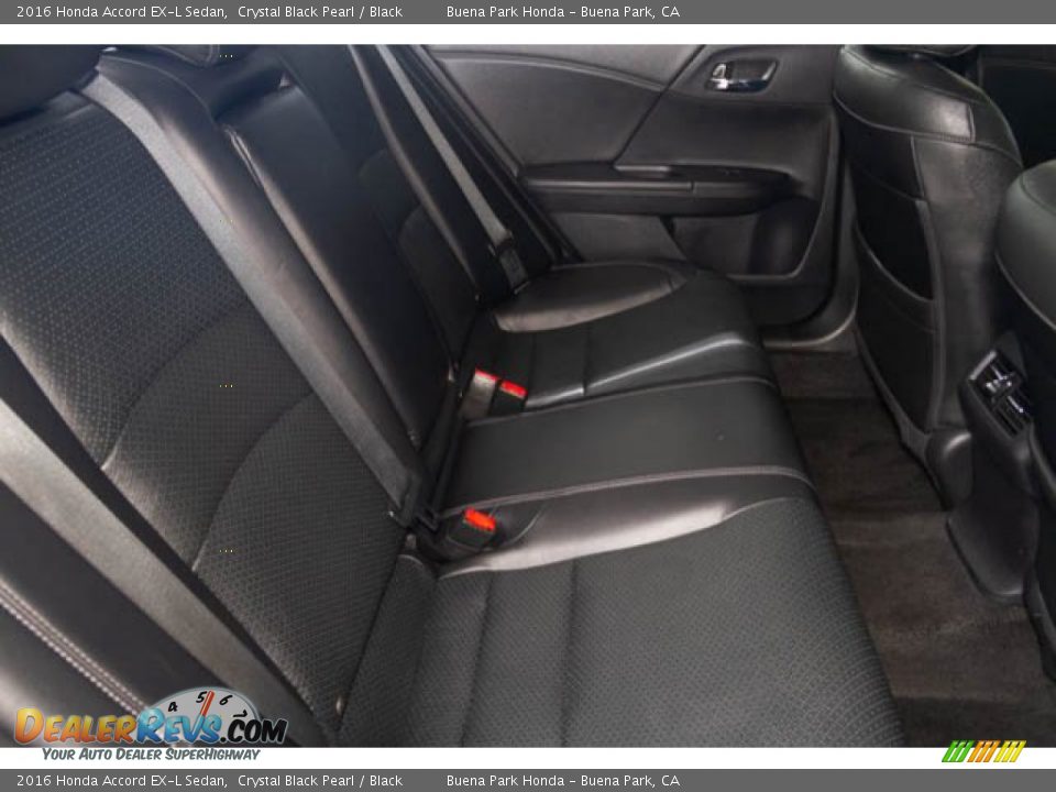 2016 Honda Accord EX-L Sedan Crystal Black Pearl / Black Photo #20