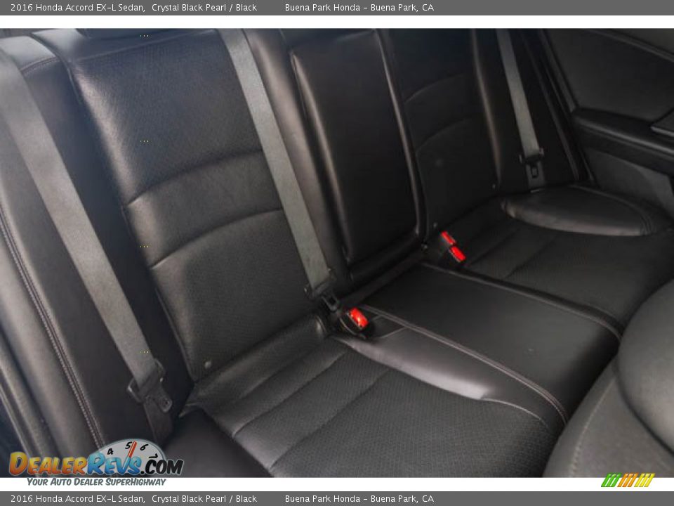 2016 Honda Accord EX-L Sedan Crystal Black Pearl / Black Photo #21