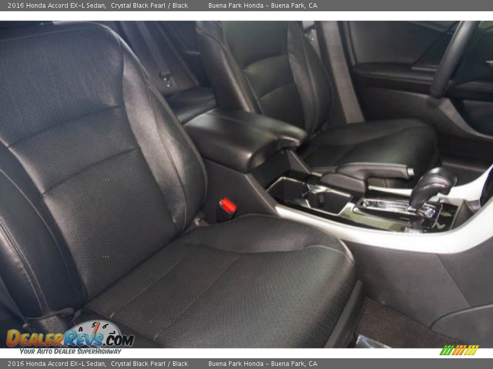 2016 Honda Accord EX-L Sedan Crystal Black Pearl / Black Photo #23