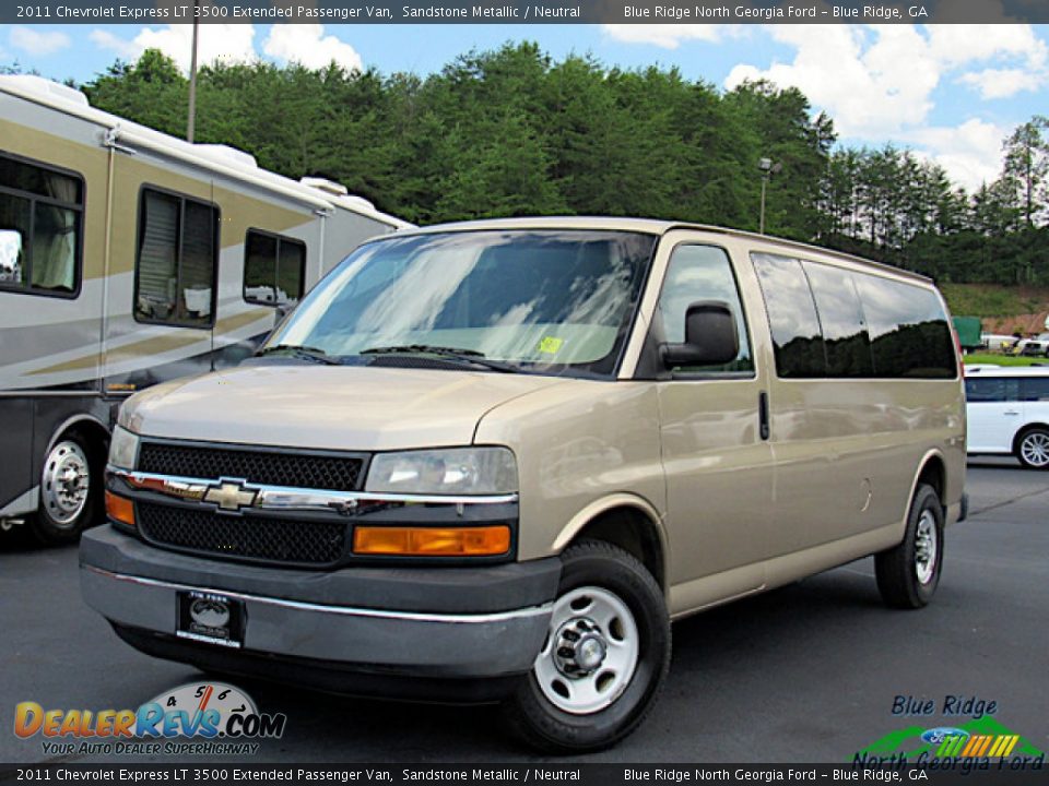 2011 Chevrolet Express LT 3500 Extended Passenger Van Sandstone Metallic / Neutral Photo #1