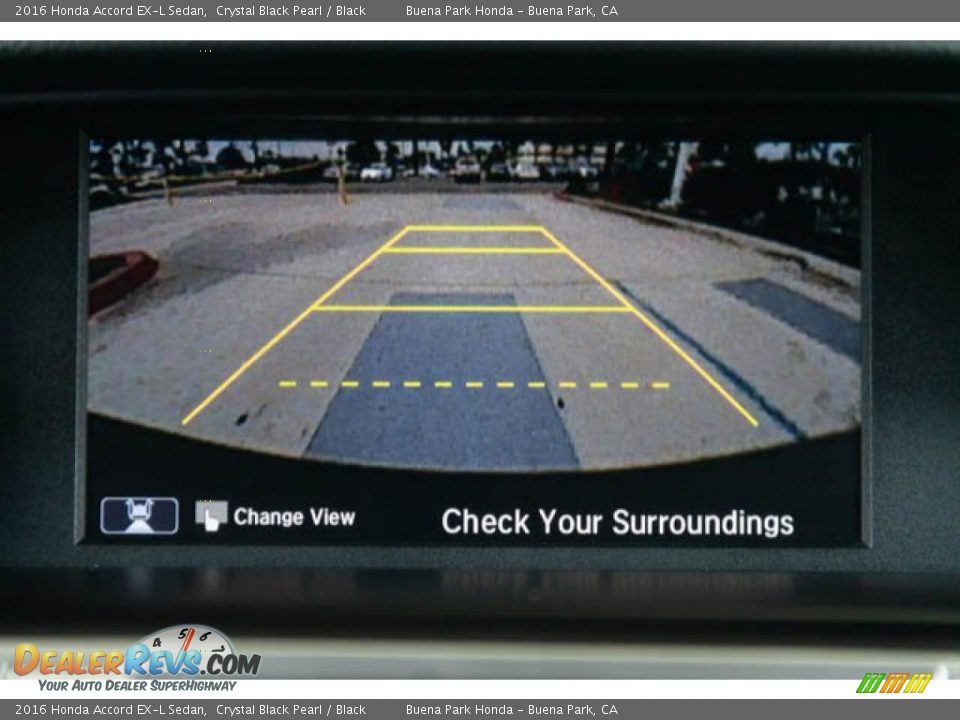 2016 Honda Accord EX-L Sedan Crystal Black Pearl / Black Photo #26