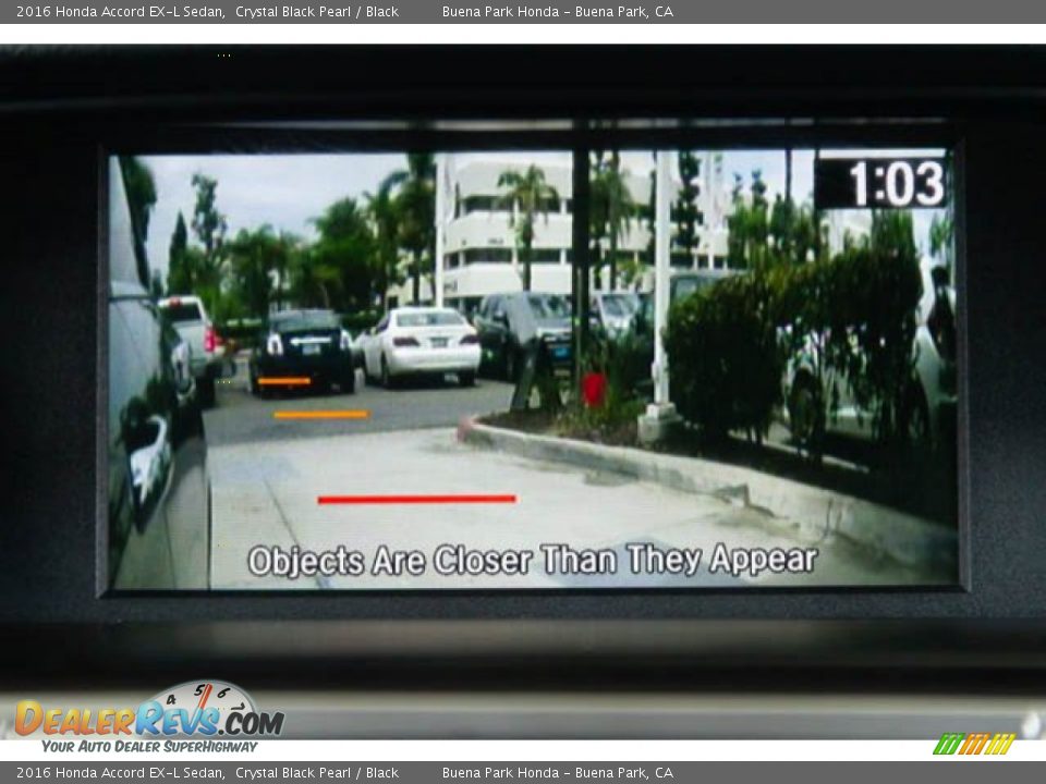 2016 Honda Accord EX-L Sedan Crystal Black Pearl / Black Photo #27