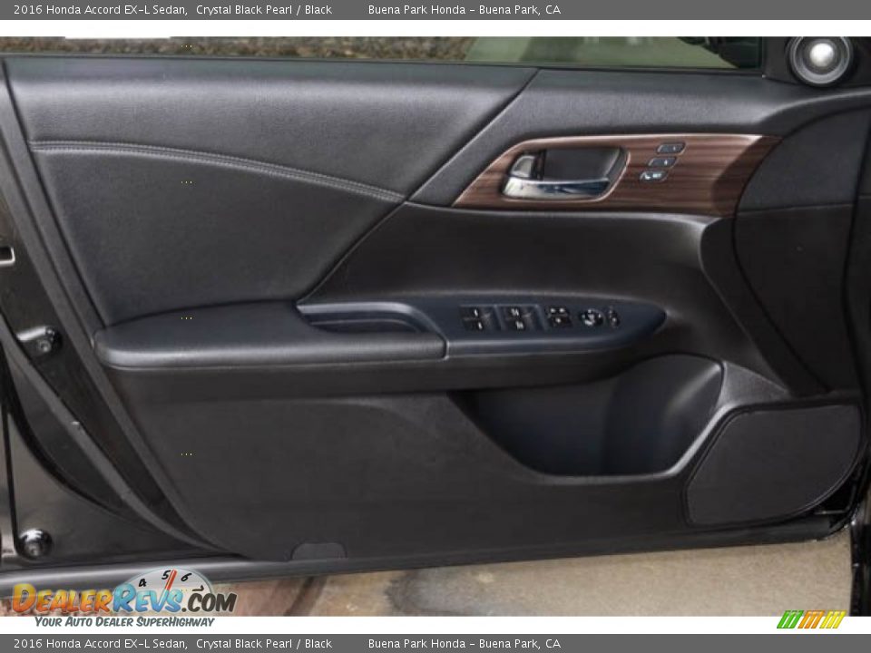 2016 Honda Accord EX-L Sedan Crystal Black Pearl / Black Photo #29