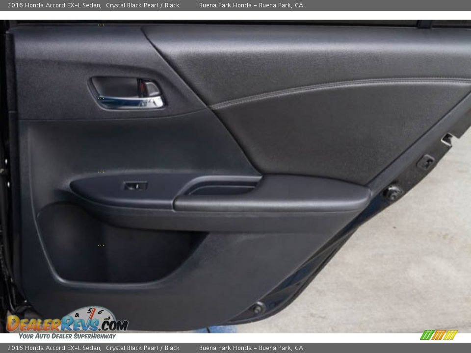 2016 Honda Accord EX-L Sedan Crystal Black Pearl / Black Photo #32