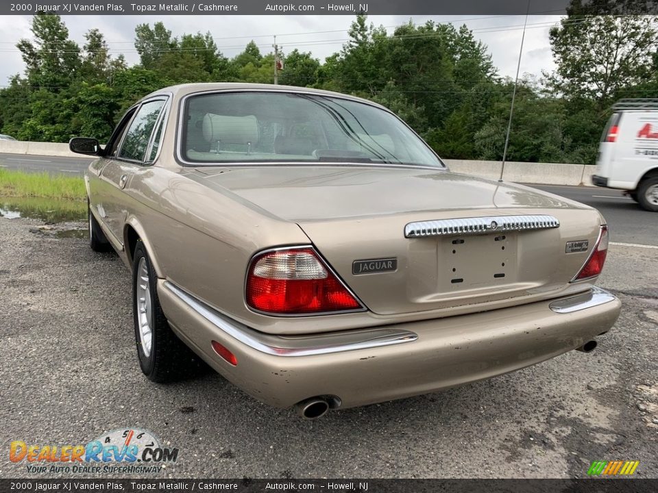 2000 Jaguar XJ Vanden Plas Topaz Metallic / Cashmere Photo #7