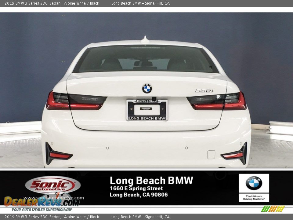 2019 BMW 3 Series 330i Sedan Alpine White / Black Photo #3