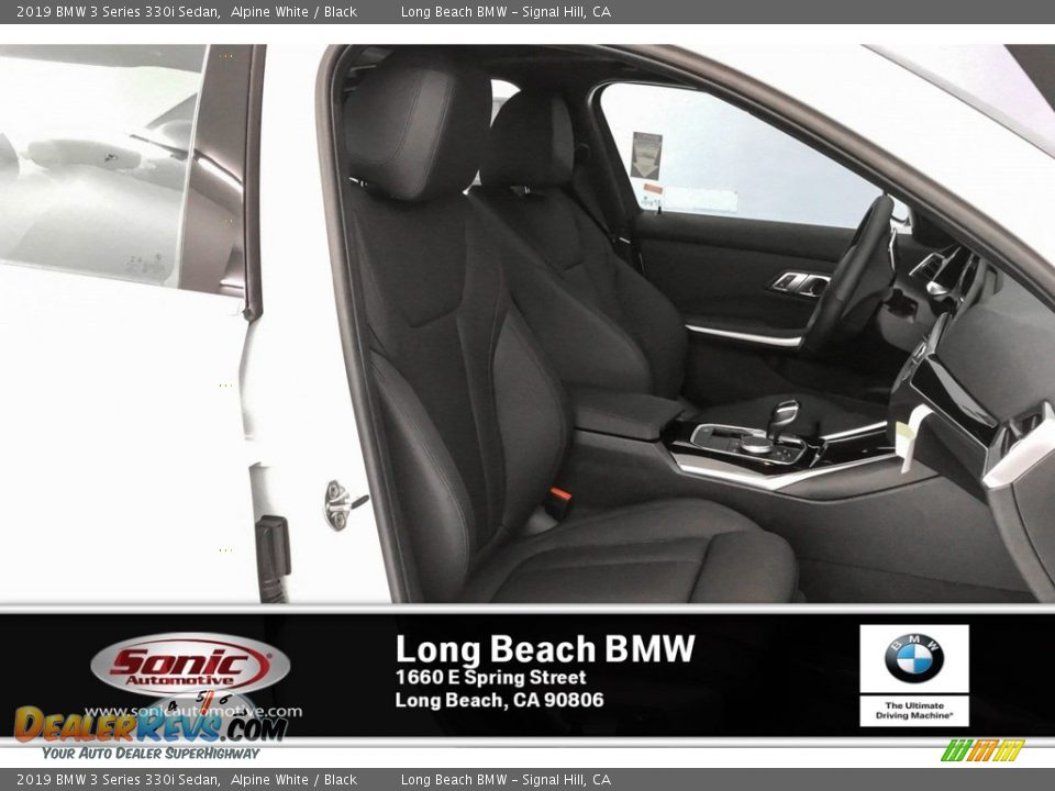 2019 BMW 3 Series 330i Sedan Alpine White / Black Photo #5