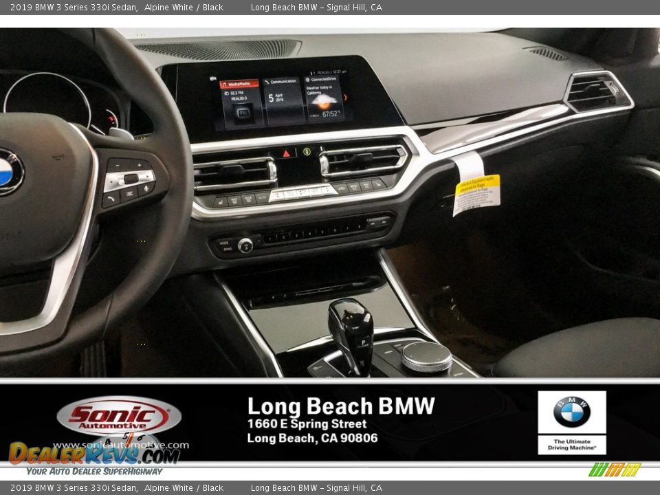 2019 BMW 3 Series 330i Sedan Alpine White / Black Photo #6