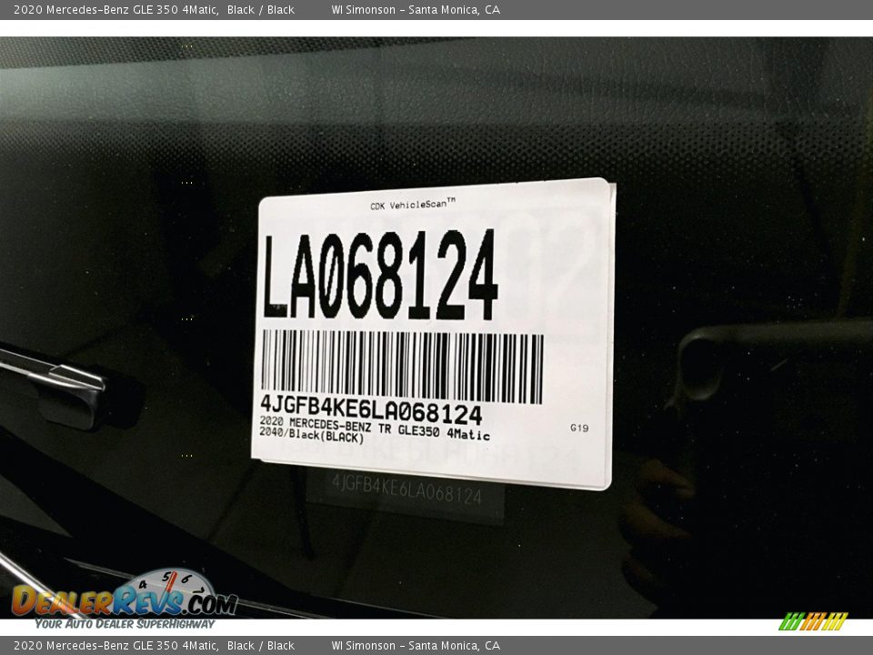 2020 Mercedes-Benz GLE 350 4Matic Black / Black Photo #11