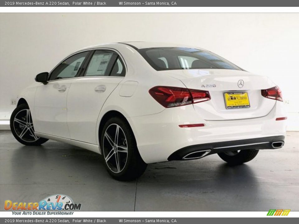 2019 Mercedes-Benz A 220 Sedan Polar White / Black Photo #2