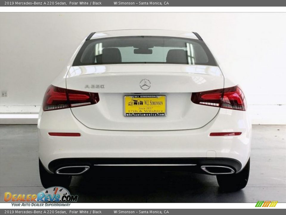2019 Mercedes-Benz A 220 Sedan Polar White / Black Photo #3