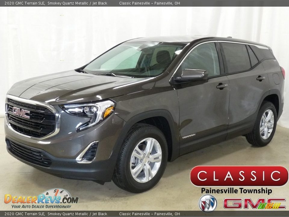 2020 GMC Terrain SLE Smokey Quartz Metallic / Jet Black Photo #1