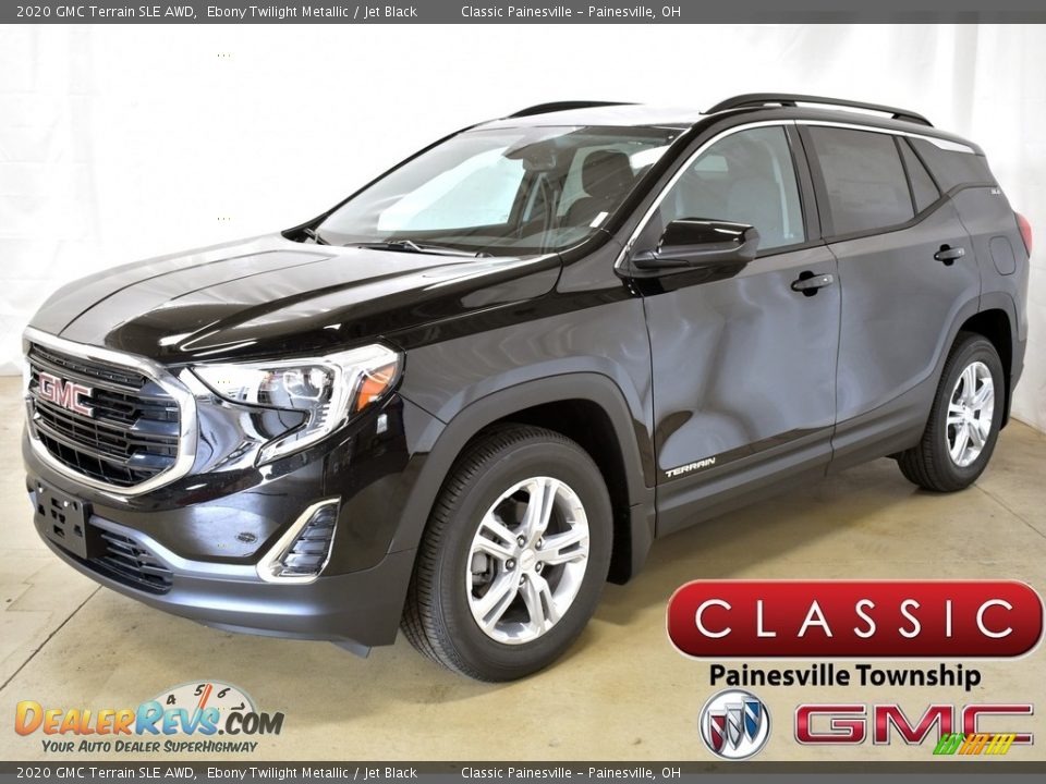 2020 GMC Terrain SLE AWD Ebony Twilight Metallic / Jet Black Photo #1