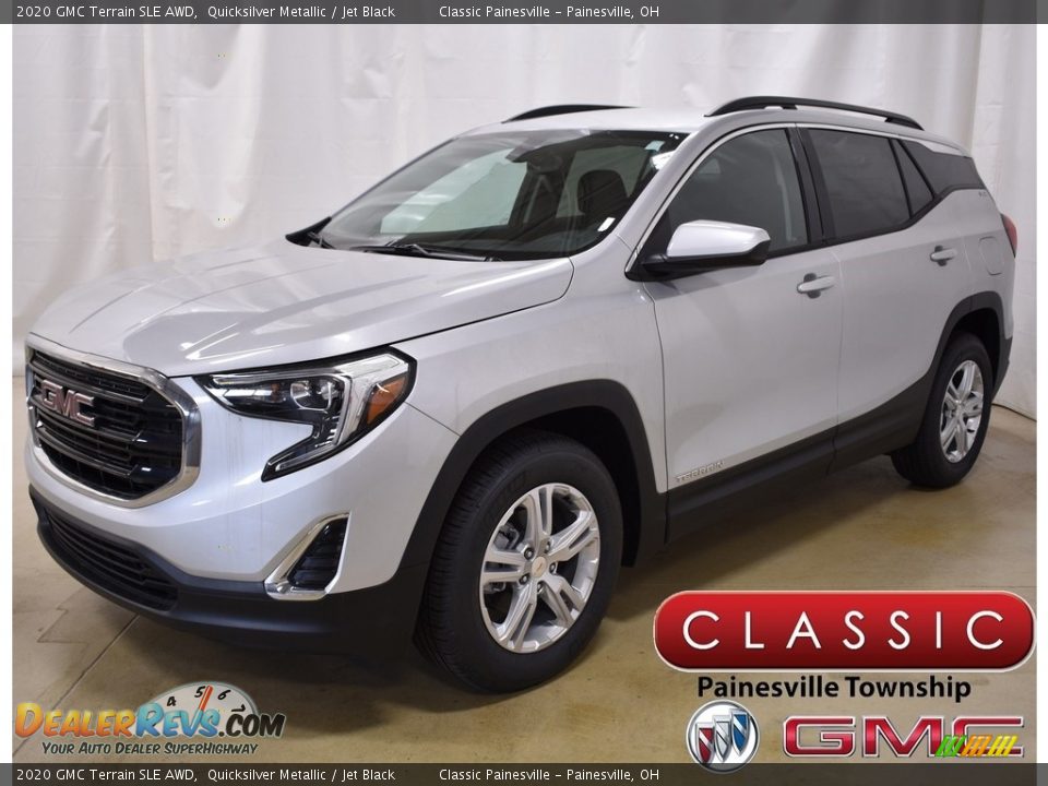 2020 GMC Terrain SLE AWD Quicksilver Metallic / Jet Black Photo #1