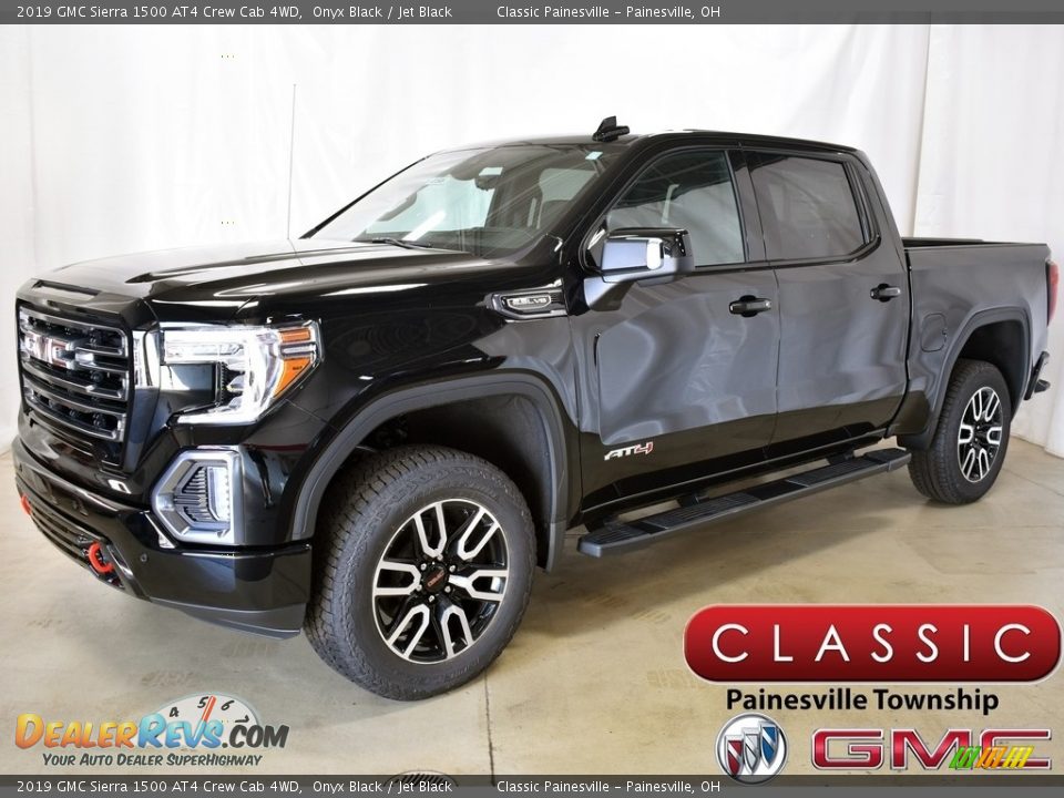 2019 GMC Sierra 1500 AT4 Crew Cab 4WD Onyx Black / Jet Black Photo #1