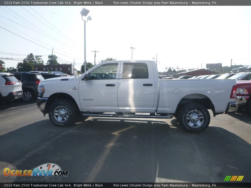2019 Ram 2500 Tradesman Crew Cab 4x4 Bright White / Black Photo #2