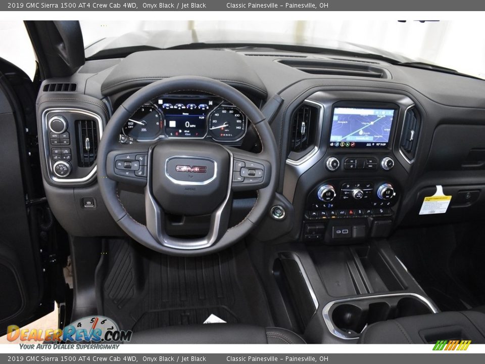 2019 GMC Sierra 1500 AT4 Crew Cab 4WD Onyx Black / Jet Black Photo #8