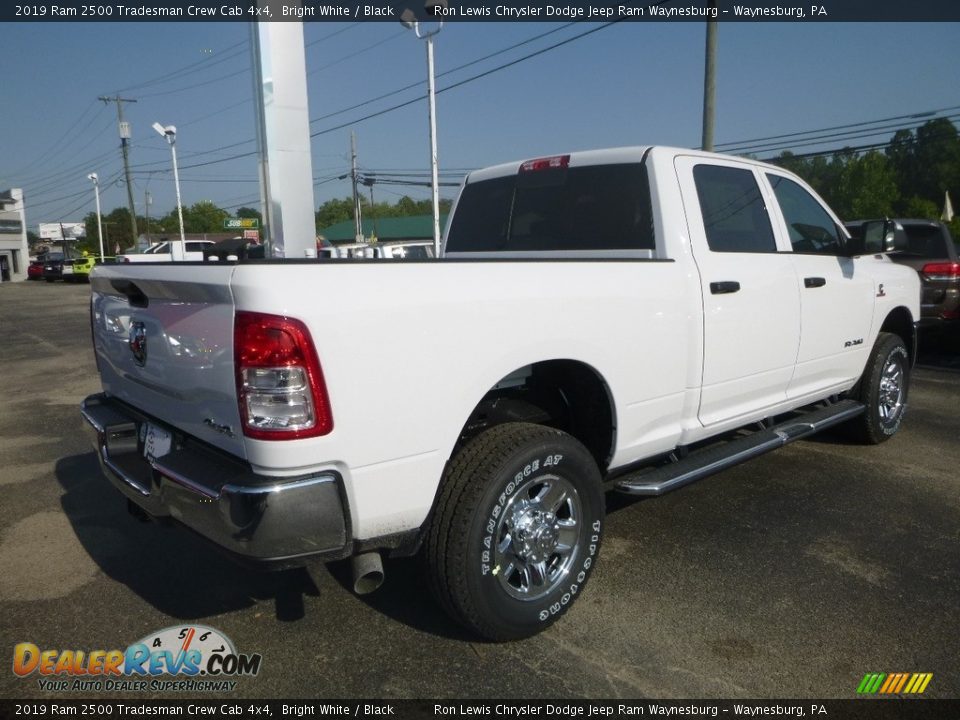 2019 Ram 2500 Tradesman Crew Cab 4x4 Bright White / Black Photo #5
