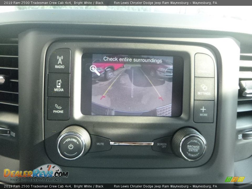 2019 Ram 2500 Tradesman Crew Cab 4x4 Bright White / Black Photo #17