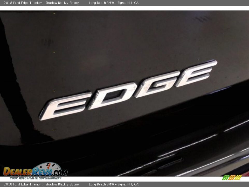 2018 Ford Edge Titanium Shadow Black / Ebony Photo #7
