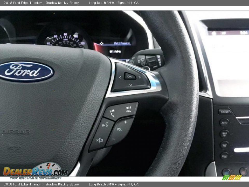 2018 Ford Edge Titanium Shadow Black / Ebony Photo #15