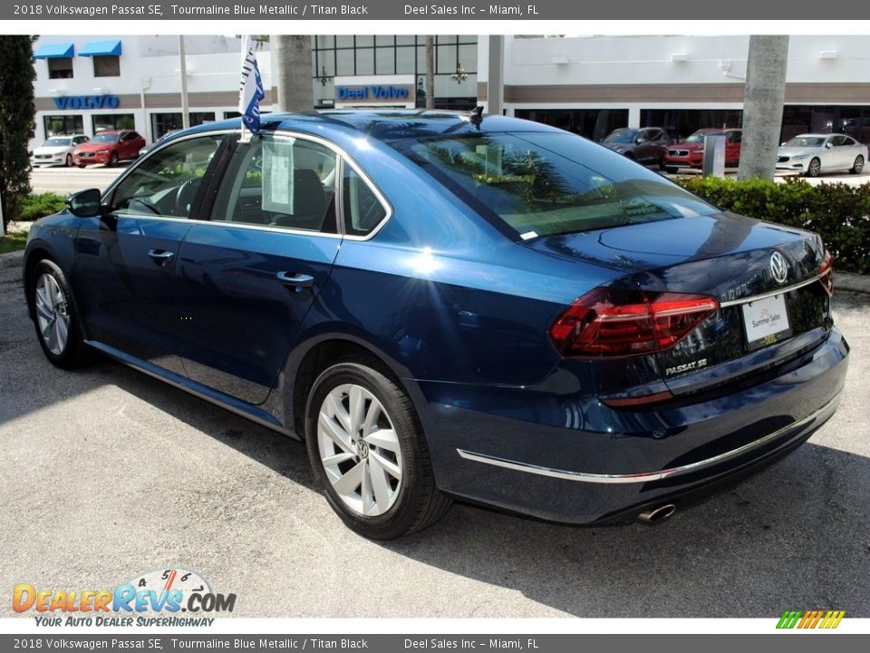 2018 Volkswagen Passat SE Tourmaline Blue Metallic / Titan Black Photo #6