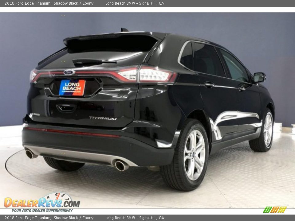 2018 Ford Edge Titanium Shadow Black / Ebony Photo #30