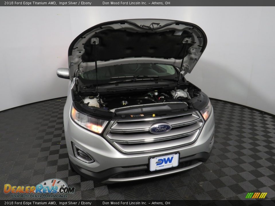 2018 Ford Edge Titanium AWD Ingot Silver / Ebony Photo #5