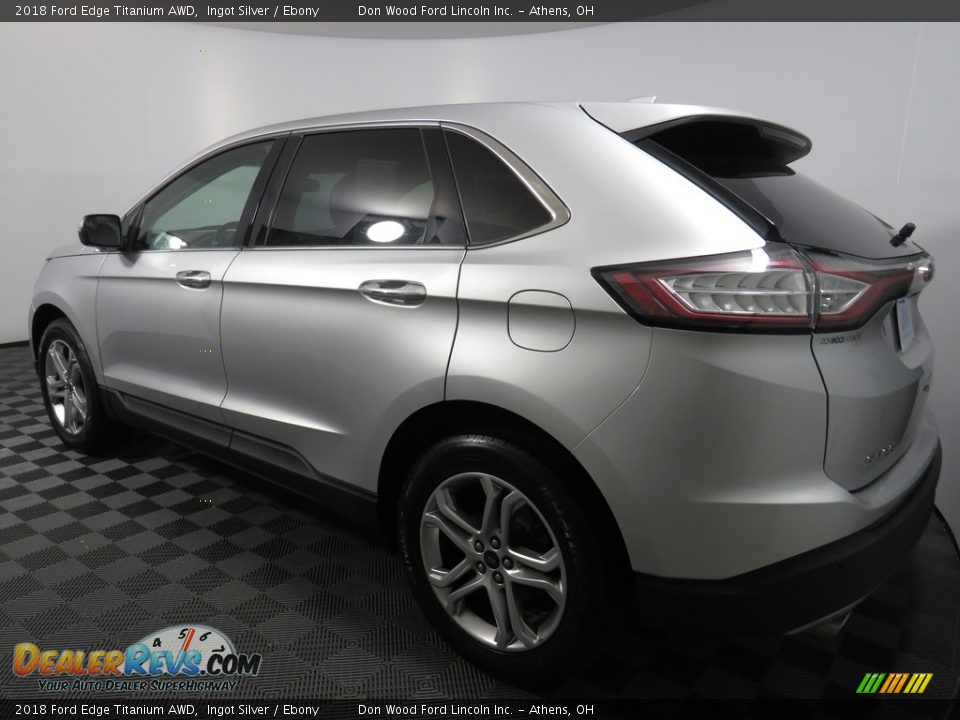 2018 Ford Edge Titanium AWD Ingot Silver / Ebony Photo #9