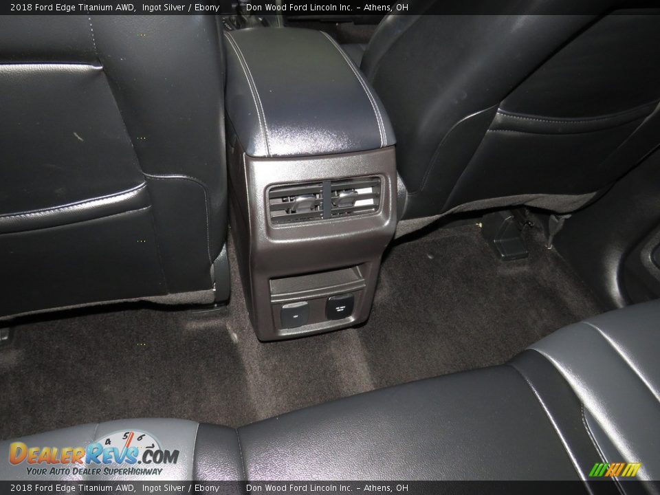 2018 Ford Edge Titanium AWD Ingot Silver / Ebony Photo #23