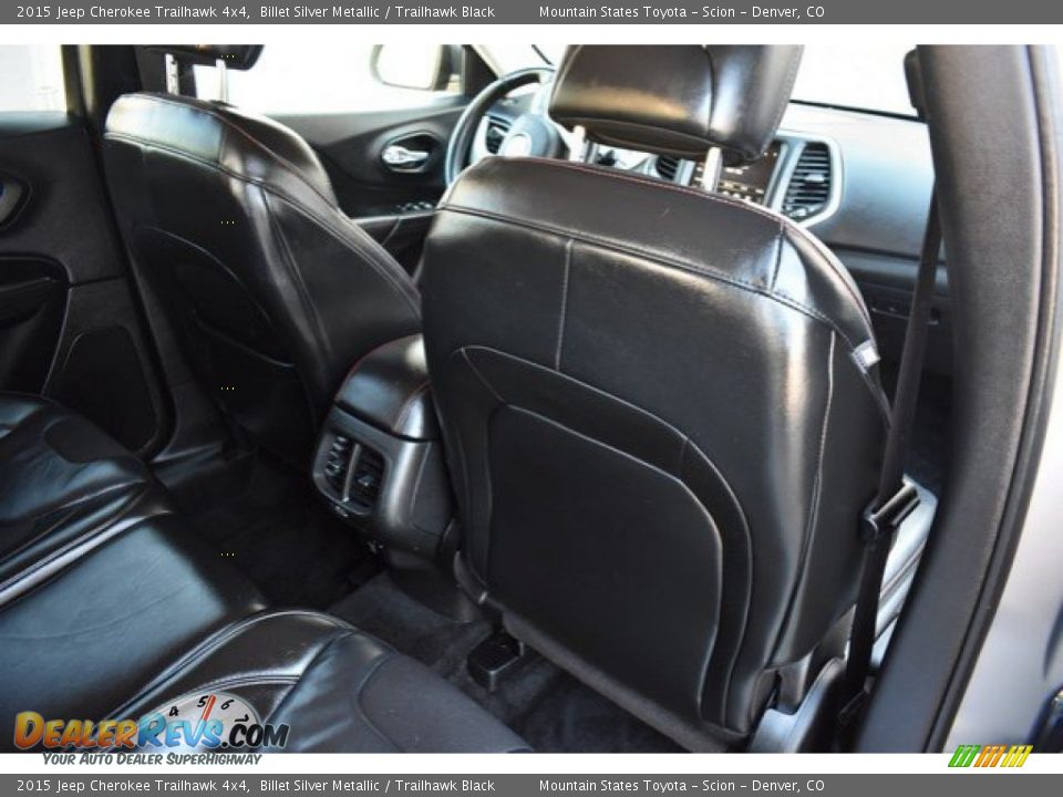 2015 Jeep Cherokee Trailhawk 4x4 Billet Silver Metallic / Trailhawk Black Photo #20