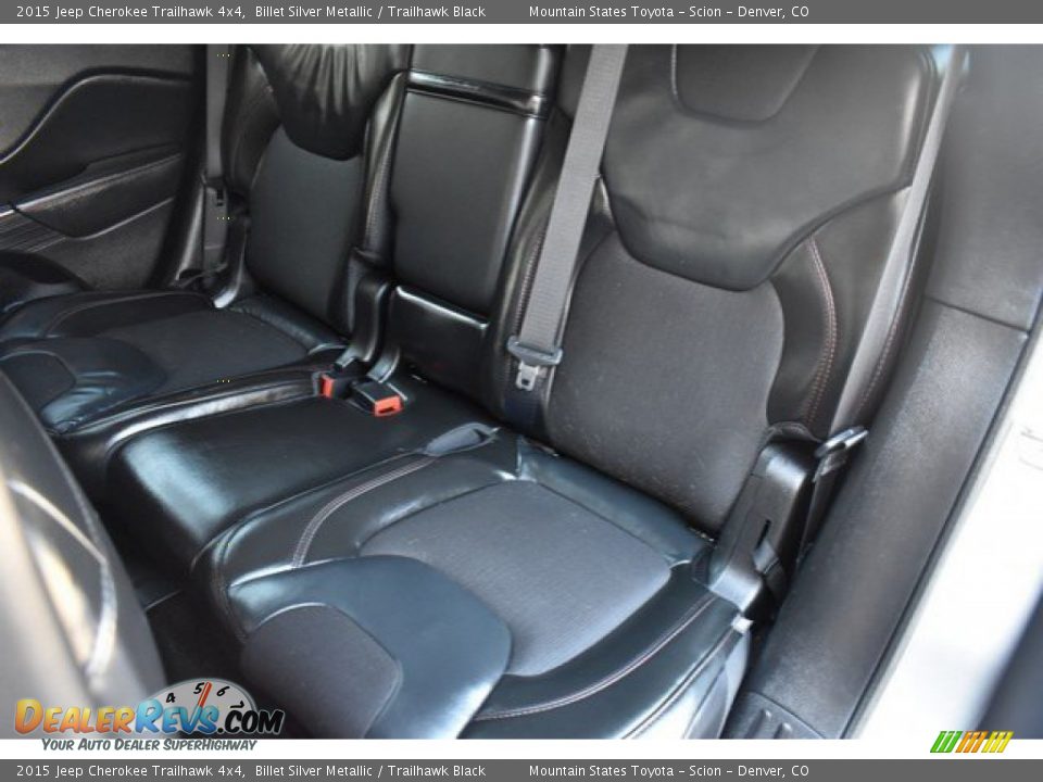 2015 Jeep Cherokee Trailhawk 4x4 Billet Silver Metallic / Trailhawk Black Photo #21