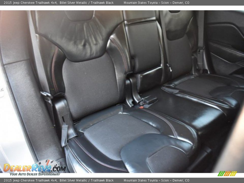 2015 Jeep Cherokee Trailhawk 4x4 Billet Silver Metallic / Trailhawk Black Photo #22
