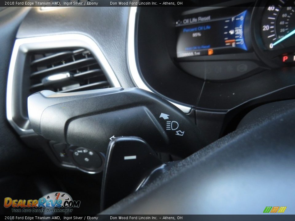 2018 Ford Edge Titanium AWD Ingot Silver / Ebony Photo #31