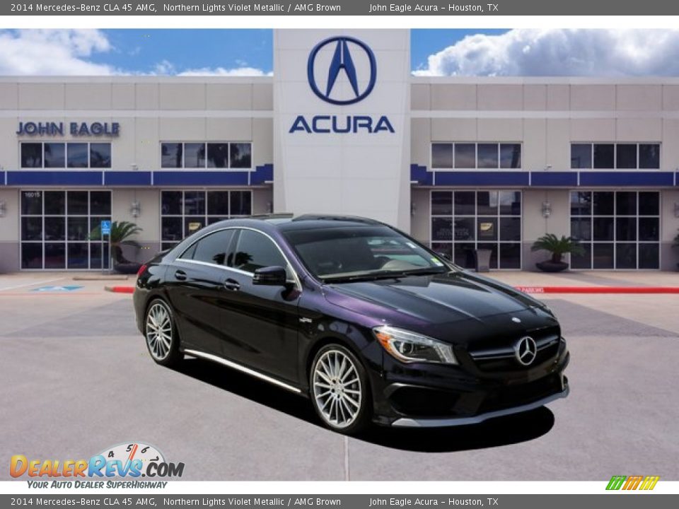 2014 Mercedes-Benz CLA 45 AMG Northern Lights Violet Metallic / AMG Brown Photo #1