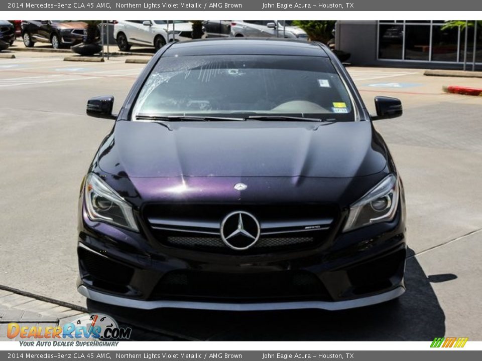 2014 Mercedes-Benz CLA 45 AMG Northern Lights Violet Metallic / AMG Brown Photo #2