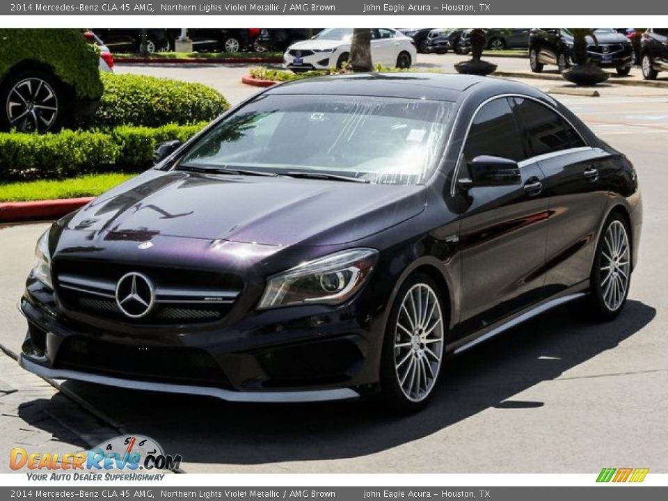 2014 Mercedes-Benz CLA 45 AMG Northern Lights Violet Metallic / AMG Brown Photo #3