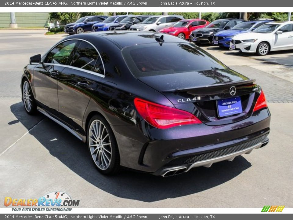 2014 Mercedes-Benz CLA 45 AMG Northern Lights Violet Metallic / AMG Brown Photo #5