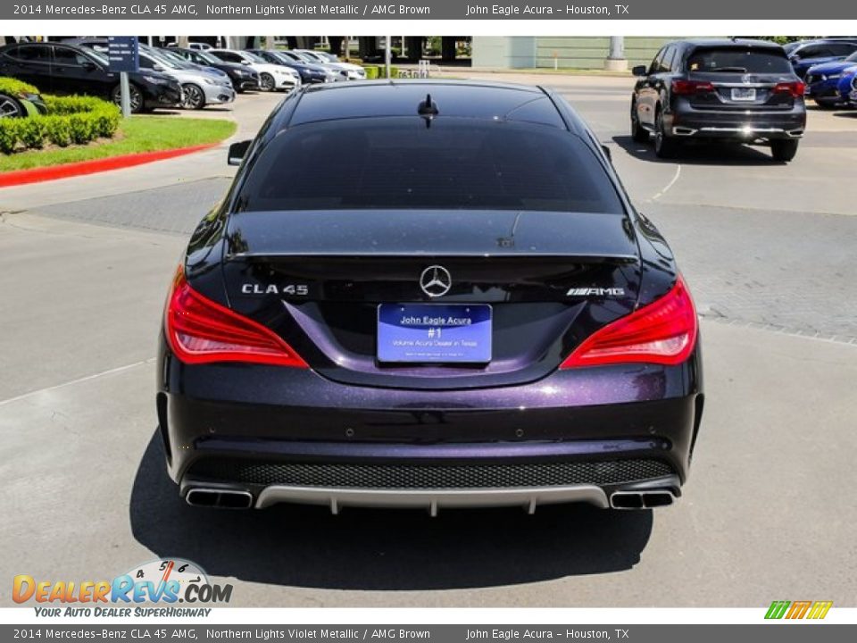 2014 Mercedes-Benz CLA 45 AMG Northern Lights Violet Metallic / AMG Brown Photo #6