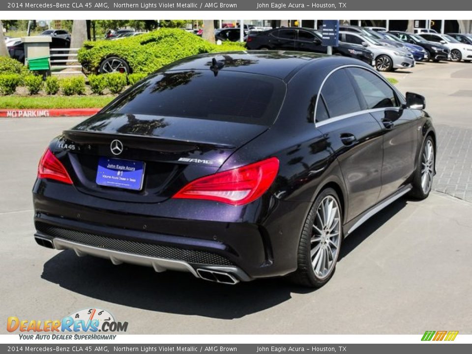 2014 Mercedes-Benz CLA 45 AMG Northern Lights Violet Metallic / AMG Brown Photo #7
