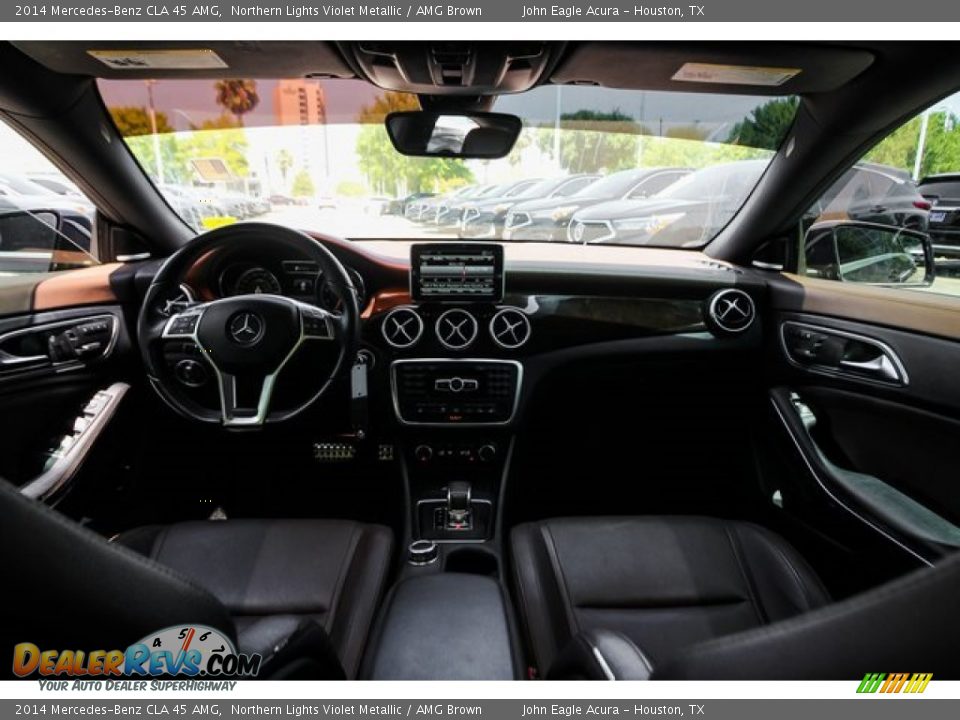 2014 Mercedes-Benz CLA 45 AMG Northern Lights Violet Metallic / AMG Brown Photo #9