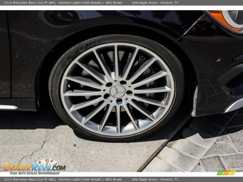 2014 Mercedes-Benz CLA 45 AMG Northern Lights Violet Metallic / AMG Brown Photo #10