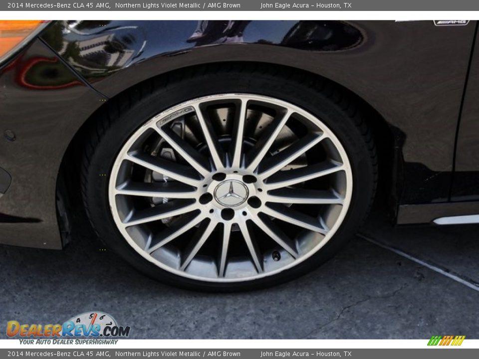 2014 Mercedes-Benz CLA 45 AMG Northern Lights Violet Metallic / AMG Brown Photo #12