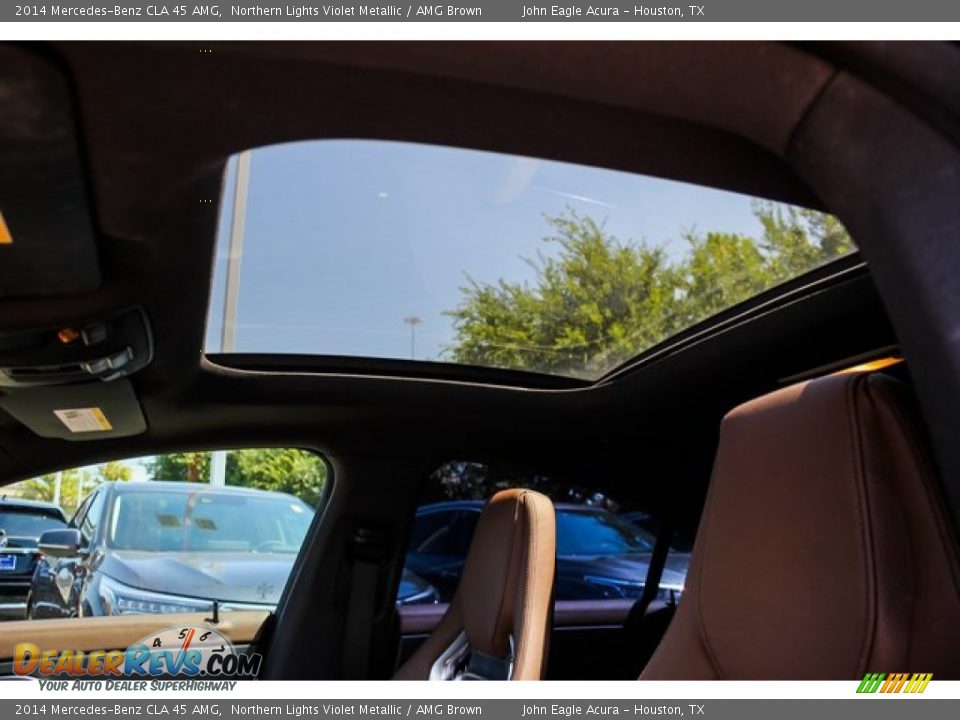 2014 Mercedes-Benz CLA 45 AMG Northern Lights Violet Metallic / AMG Brown Photo #16