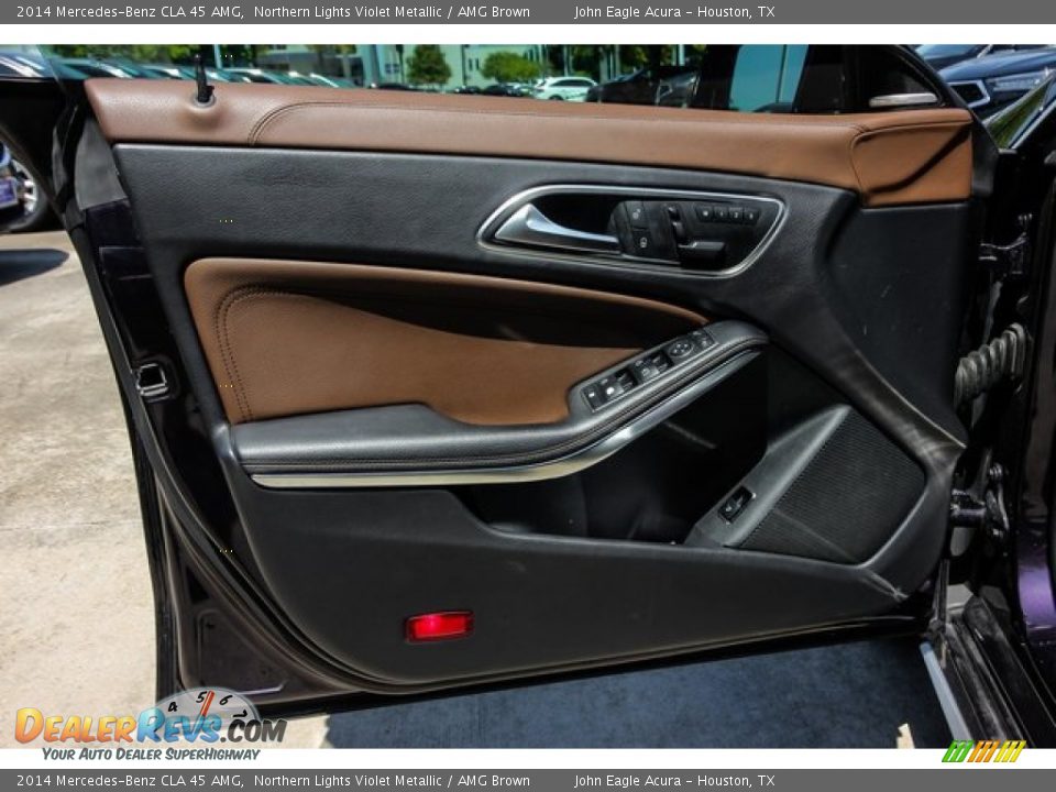 2014 Mercedes-Benz CLA 45 AMG Northern Lights Violet Metallic / AMG Brown Photo #17