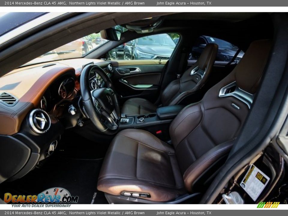 2014 Mercedes-Benz CLA 45 AMG Northern Lights Violet Metallic / AMG Brown Photo #18