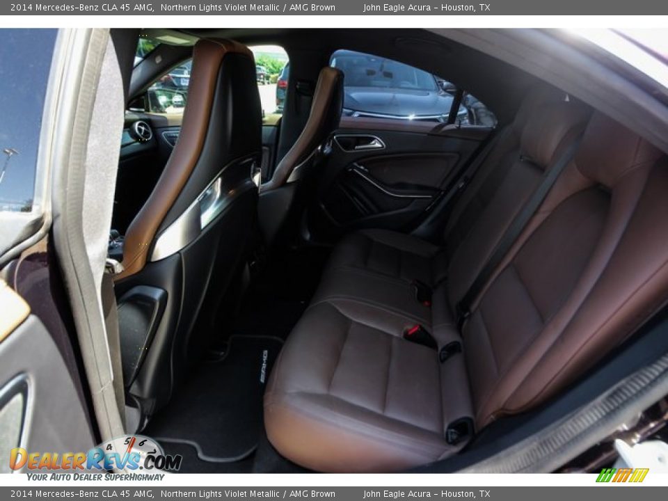 2014 Mercedes-Benz CLA 45 AMG Northern Lights Violet Metallic / AMG Brown Photo #20